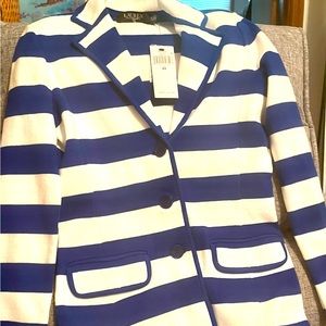 Ralph Lauren striped blazer NEW